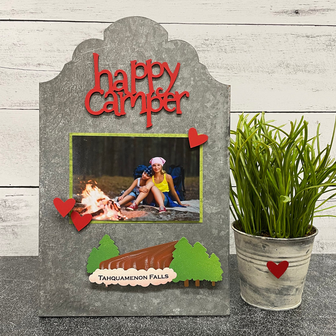 „Glücklicher Camper“-Magnet