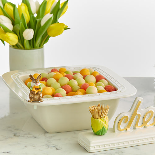 Funny Bunny - Nora Fleming Mini (Brown Easter Bunny)