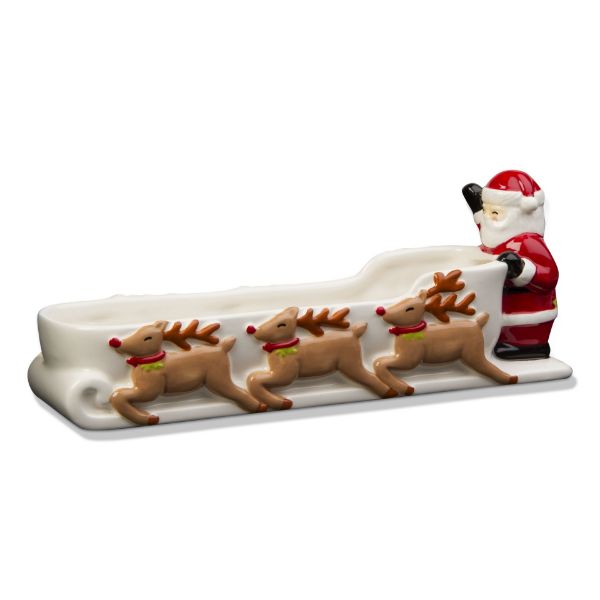 Merry Santa Sleigh Dish