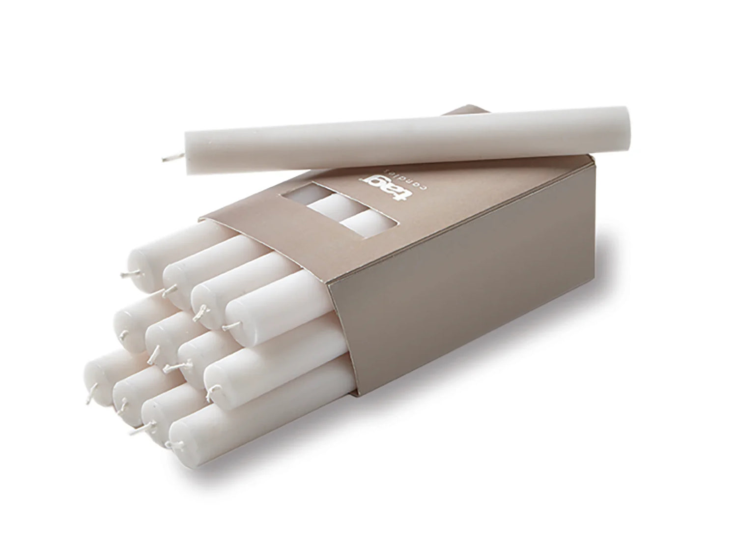8 Inch White Candle