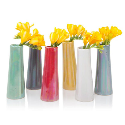 Vogelvase Porzellan Babyblau