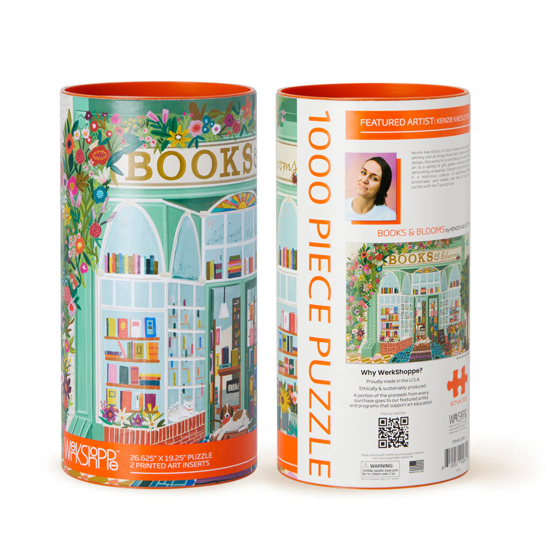 Books and Blooms - 1000 Piece Puzzle