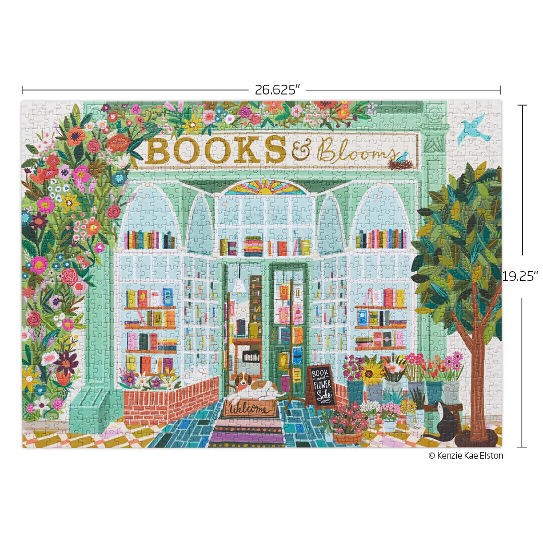 Books and Blooms - 1000 Piece Puzzle