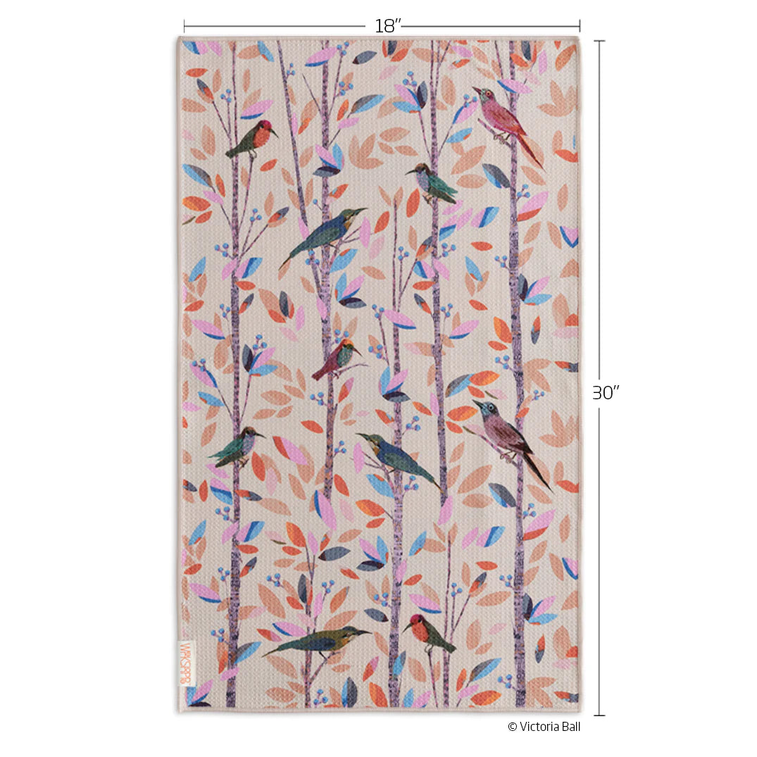 Songbirds Microfiber Towel