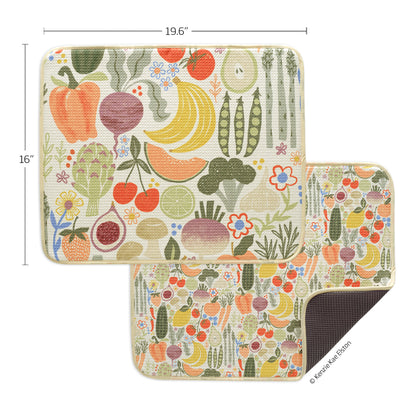 Farm Stand Dish Mat Set of 2