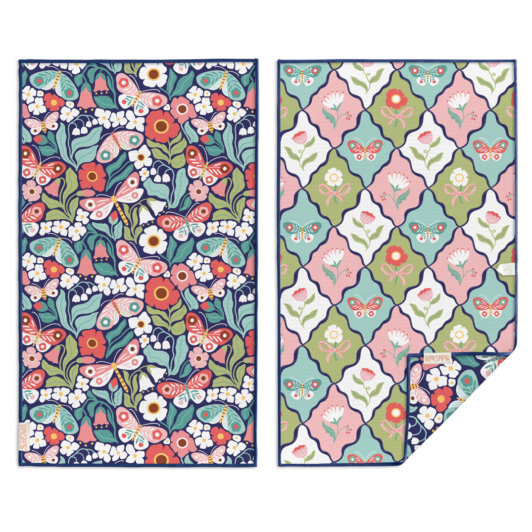 Boho Butterflies Microfiber Towel