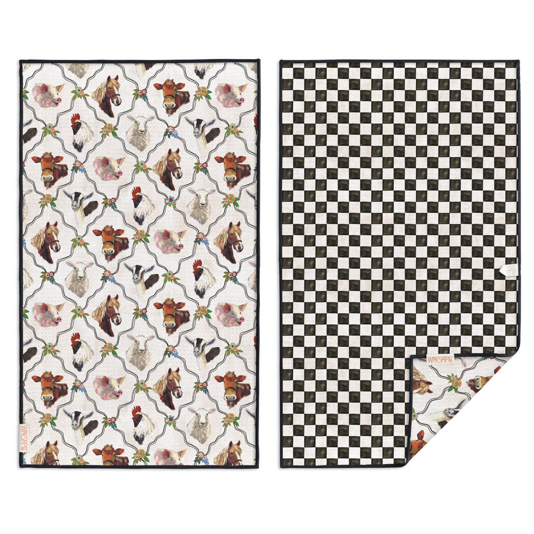 At The Farm Microfiber Towel