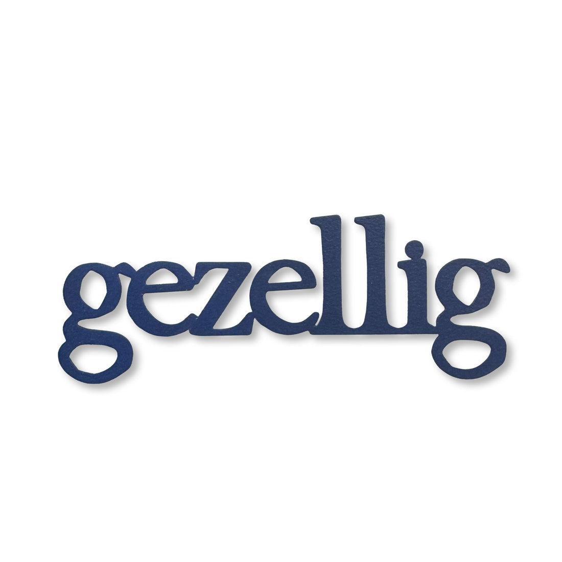 "Gezellig" Magnet - Navy