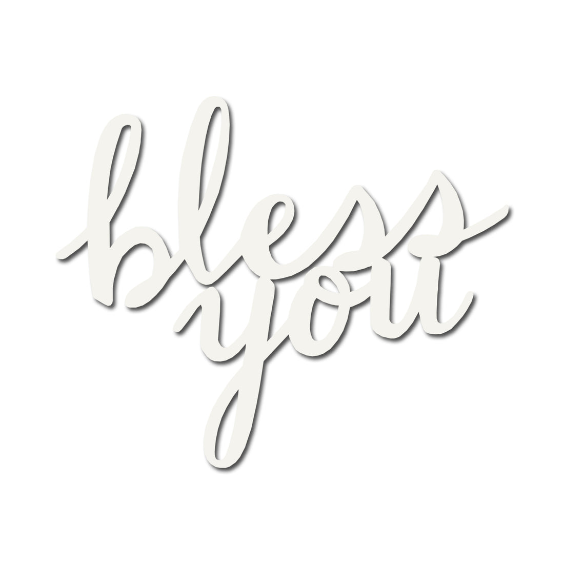 "Bless You" Magnet - White