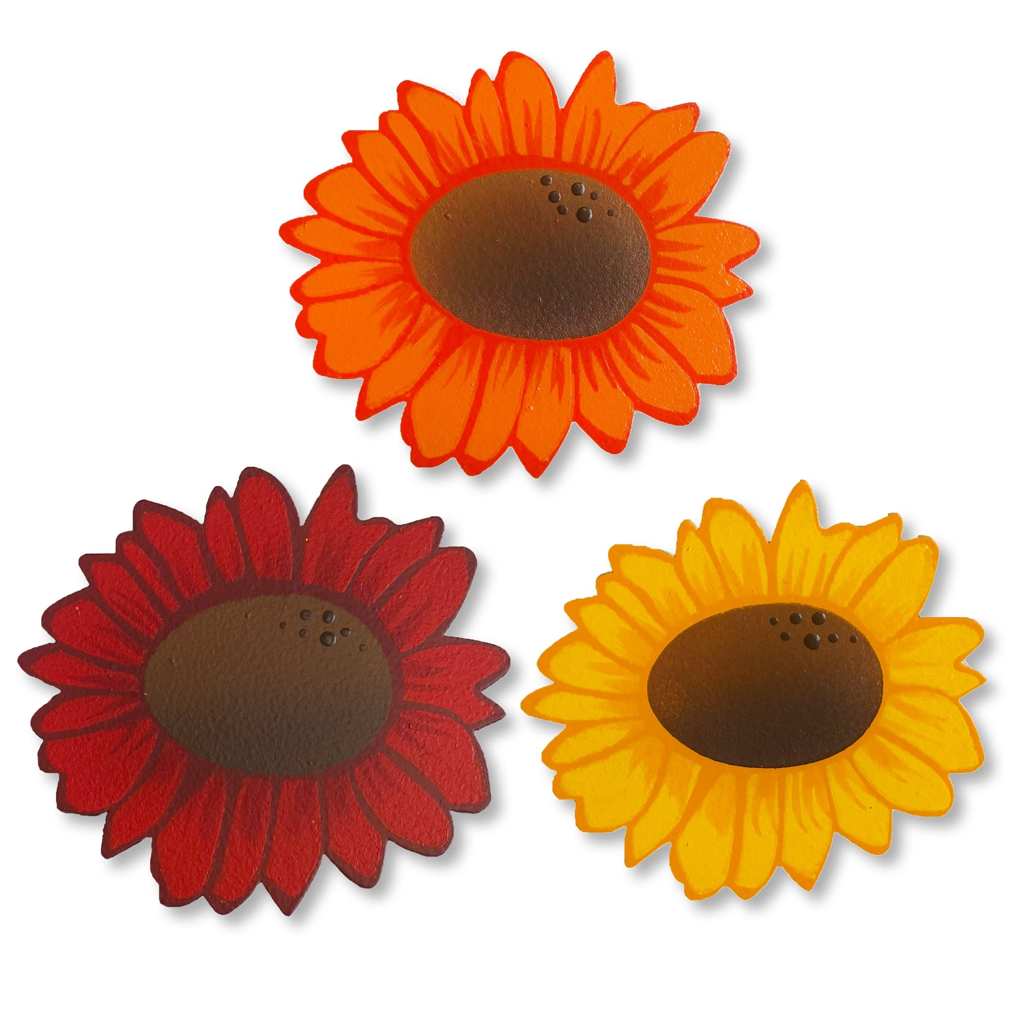 Sonnenblumen Mini Art Pop Magnete S/3