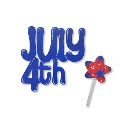 „4. Juli“ mit Wunderkerzenmagnet