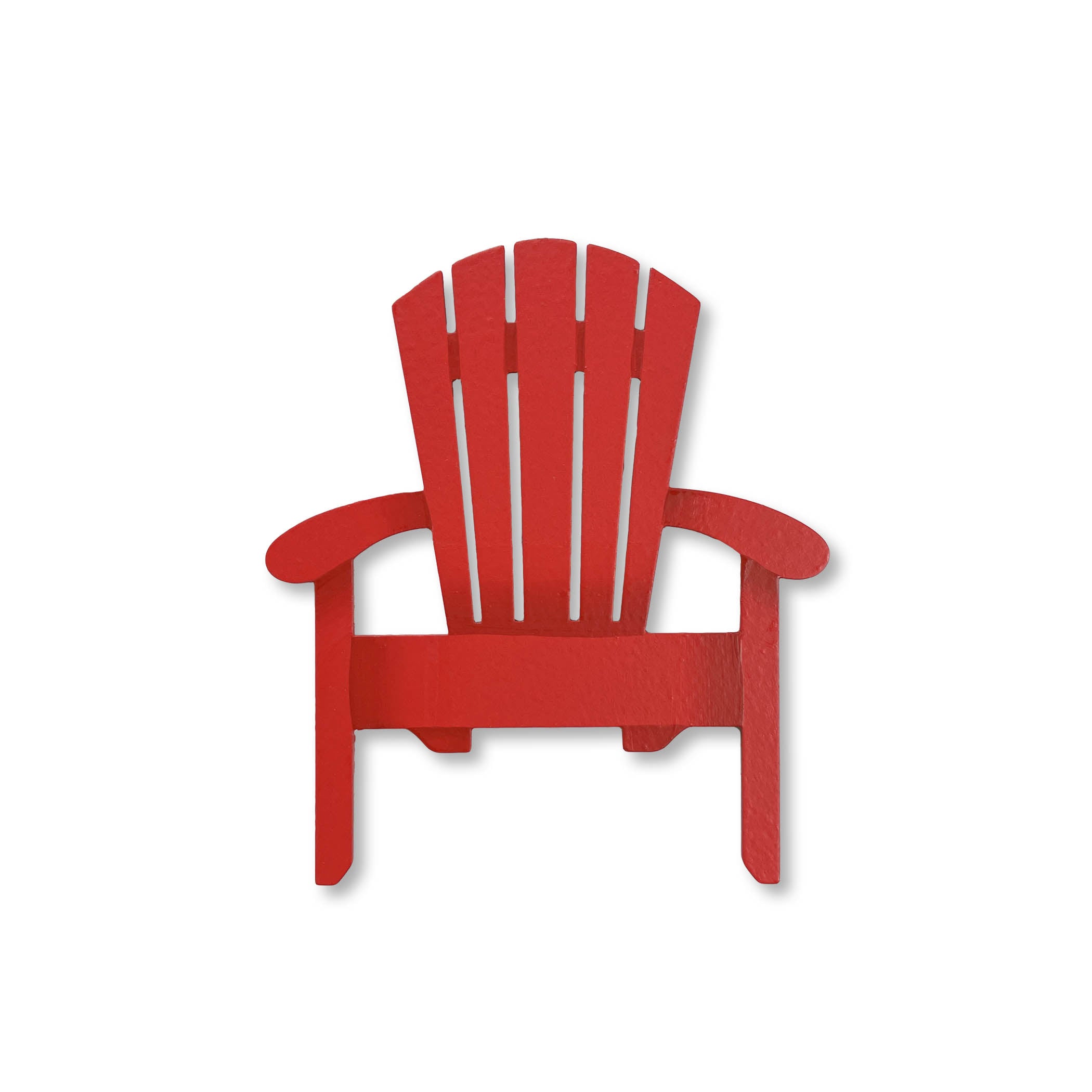 Adirondack Stuhl Magnet Rot