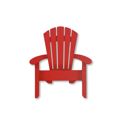 Adirondack Chair Magnet Red