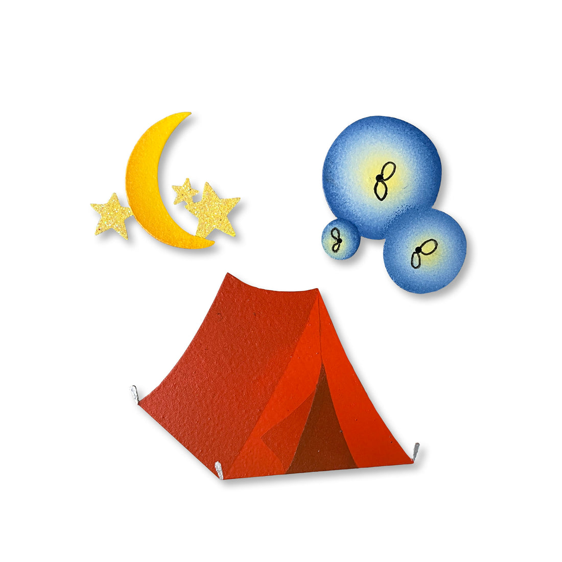 Camping Under the Stars Magnets S/3