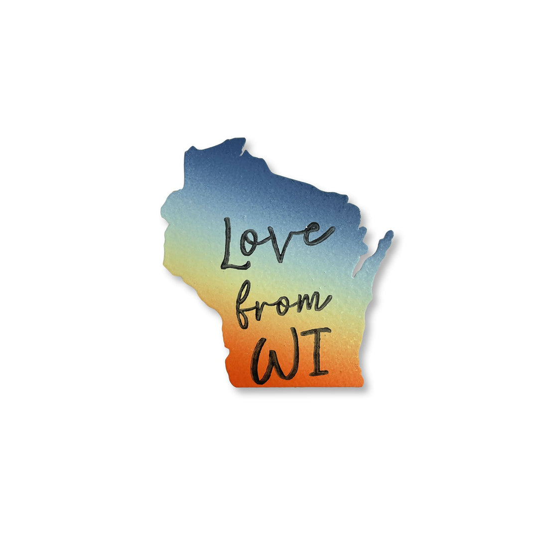 "Love from WI" Magnet, Single