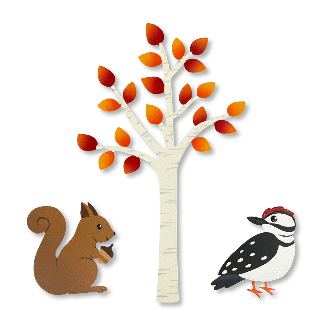 Folk Tree Story Mini Art Pop Magnets S/3