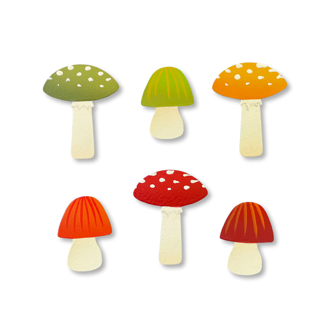 Mushroom Magnets S/6