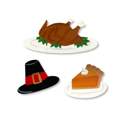 Thanksgiving Magnets S/3