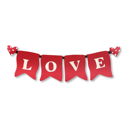 &quot;Love&quot; Banner Magnet (6&quot;w)