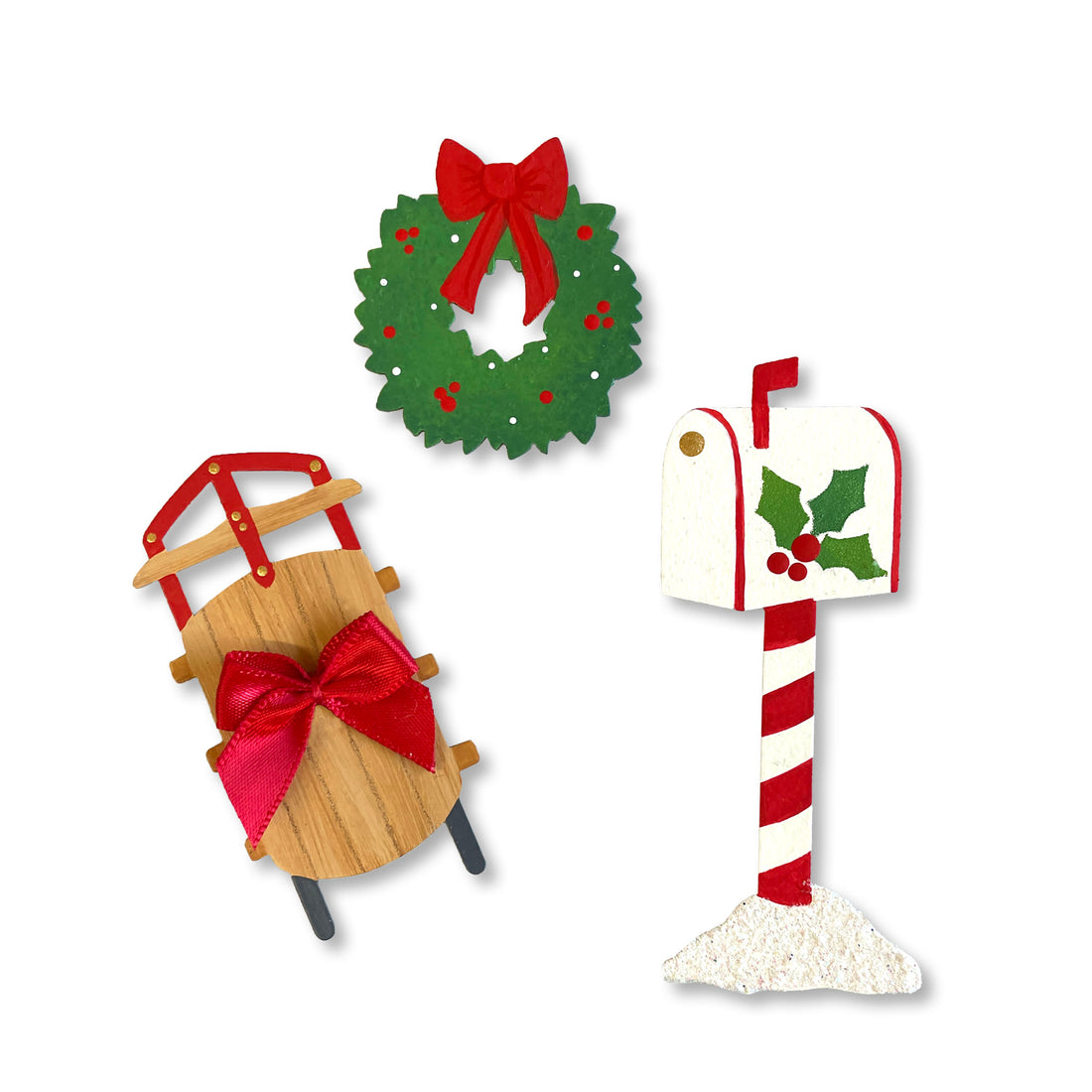 Holiday Home Accent Magnets S/3