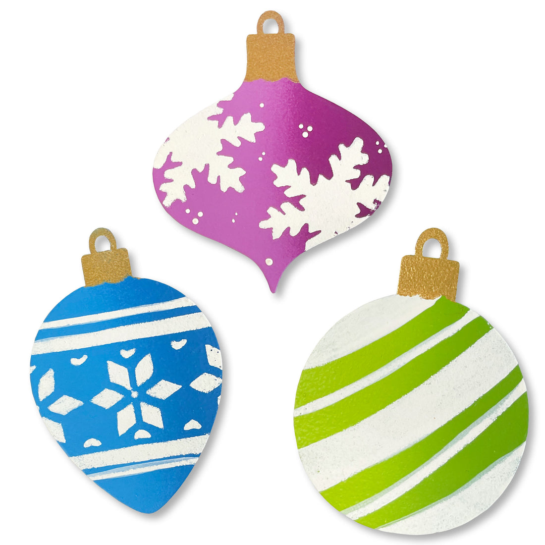 Ornament Mini Art Pop Magnets S/3 Cool