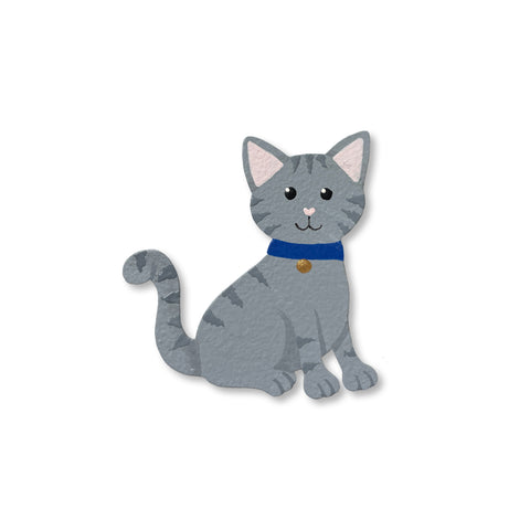 Cat w/ Collar Magnet