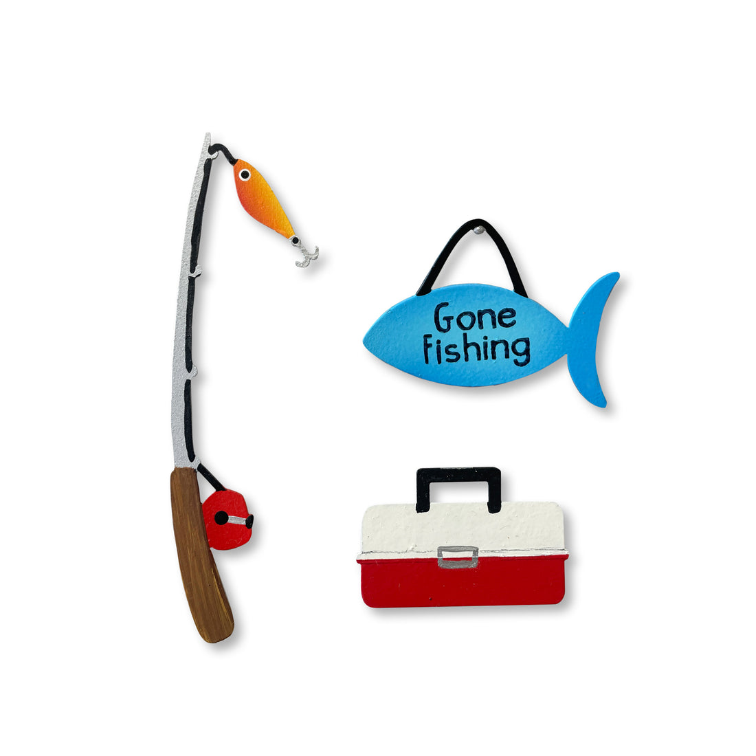 Gone Fishing Magnets S/3