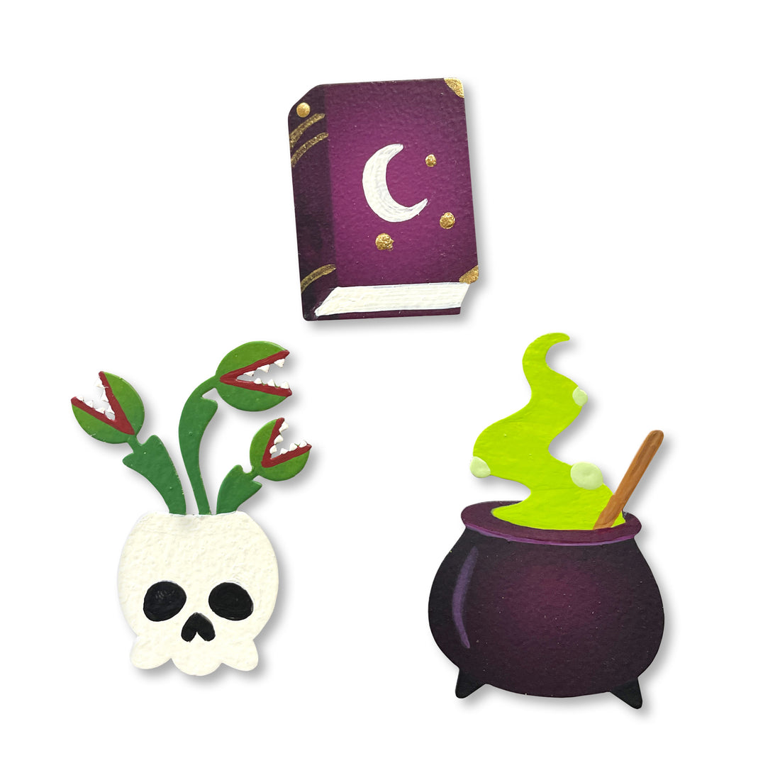 Witchy Décor Magnets S/3