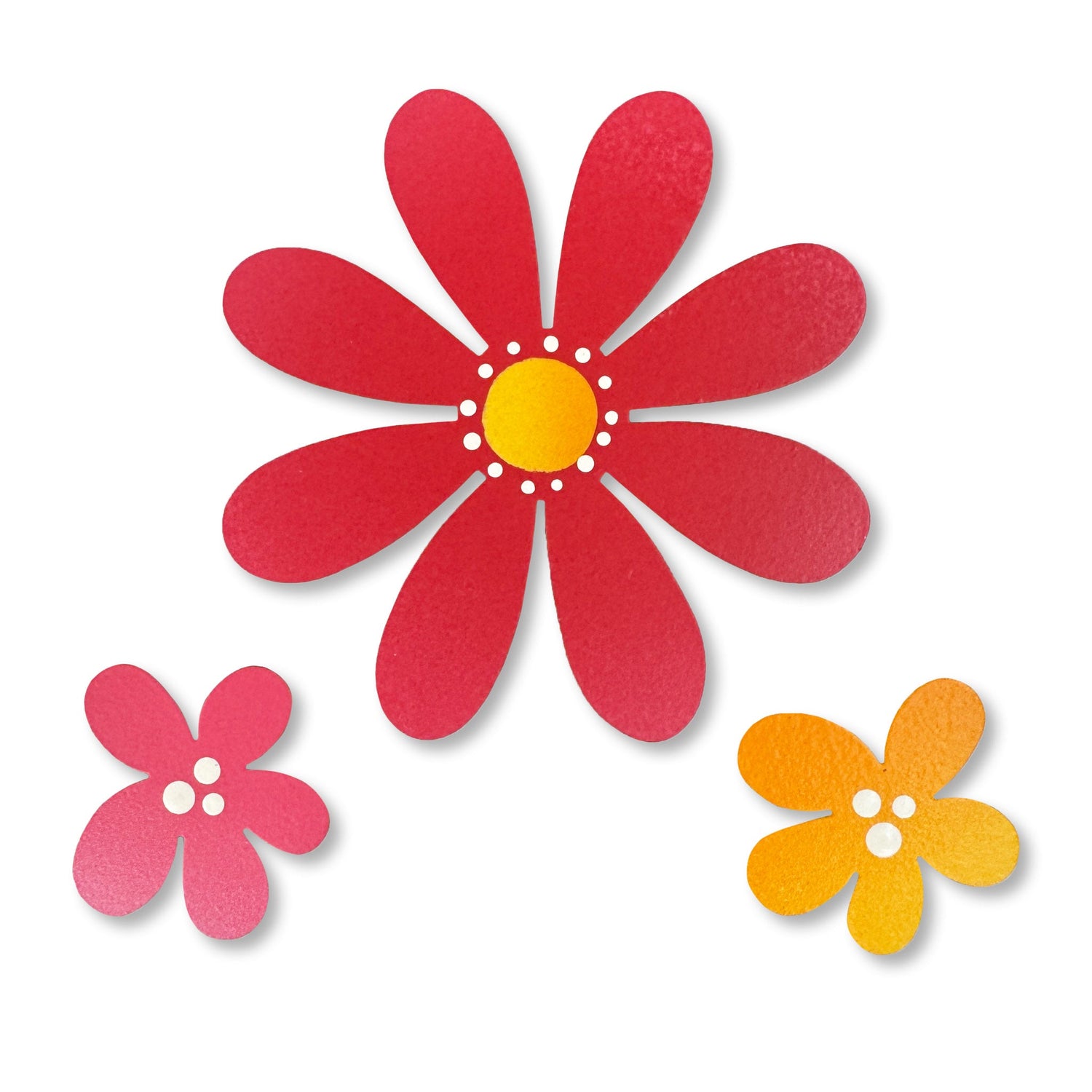 Flower Magnets S/3