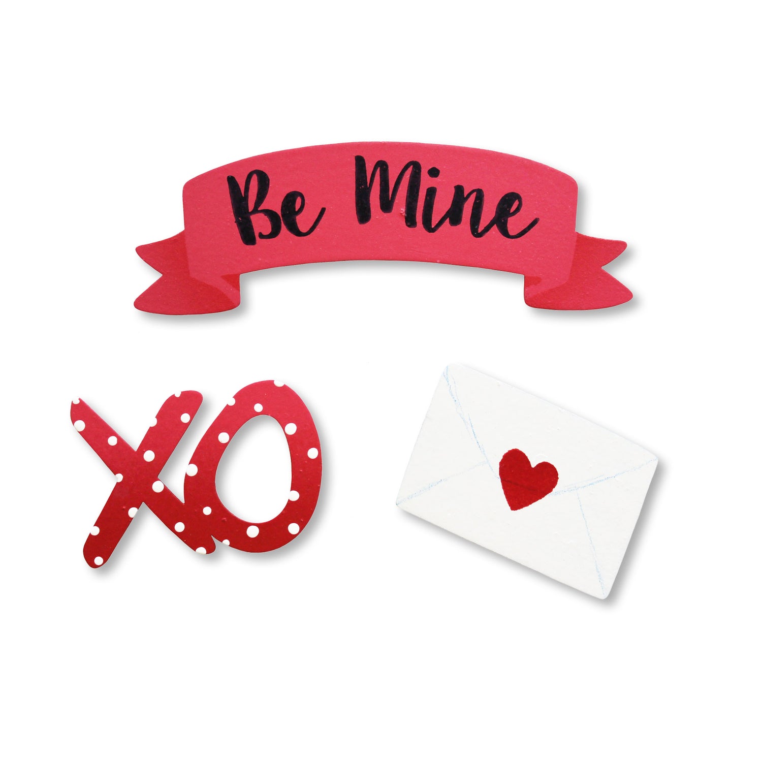 "Be Mine" Banner Magnets S/3