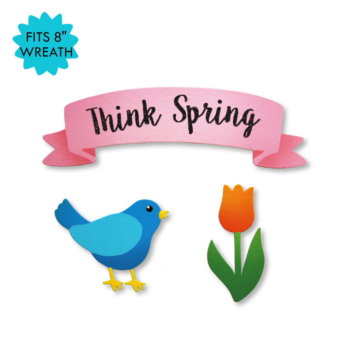 Think Spring Banner Magnets S/3