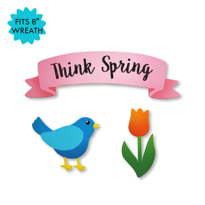 Think Spring Banner Magnets S/3