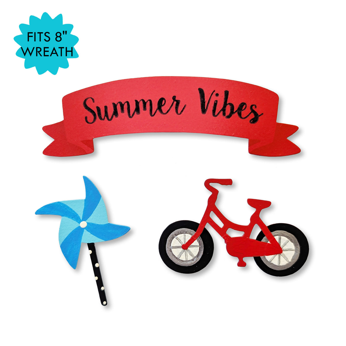 Summer Vibes Banner Magnets S/3