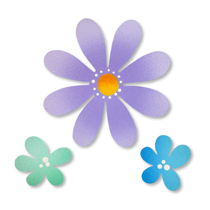 Flower Magnets S/3 Cool