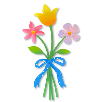 Flower Bouquet Magnetic Art Pop