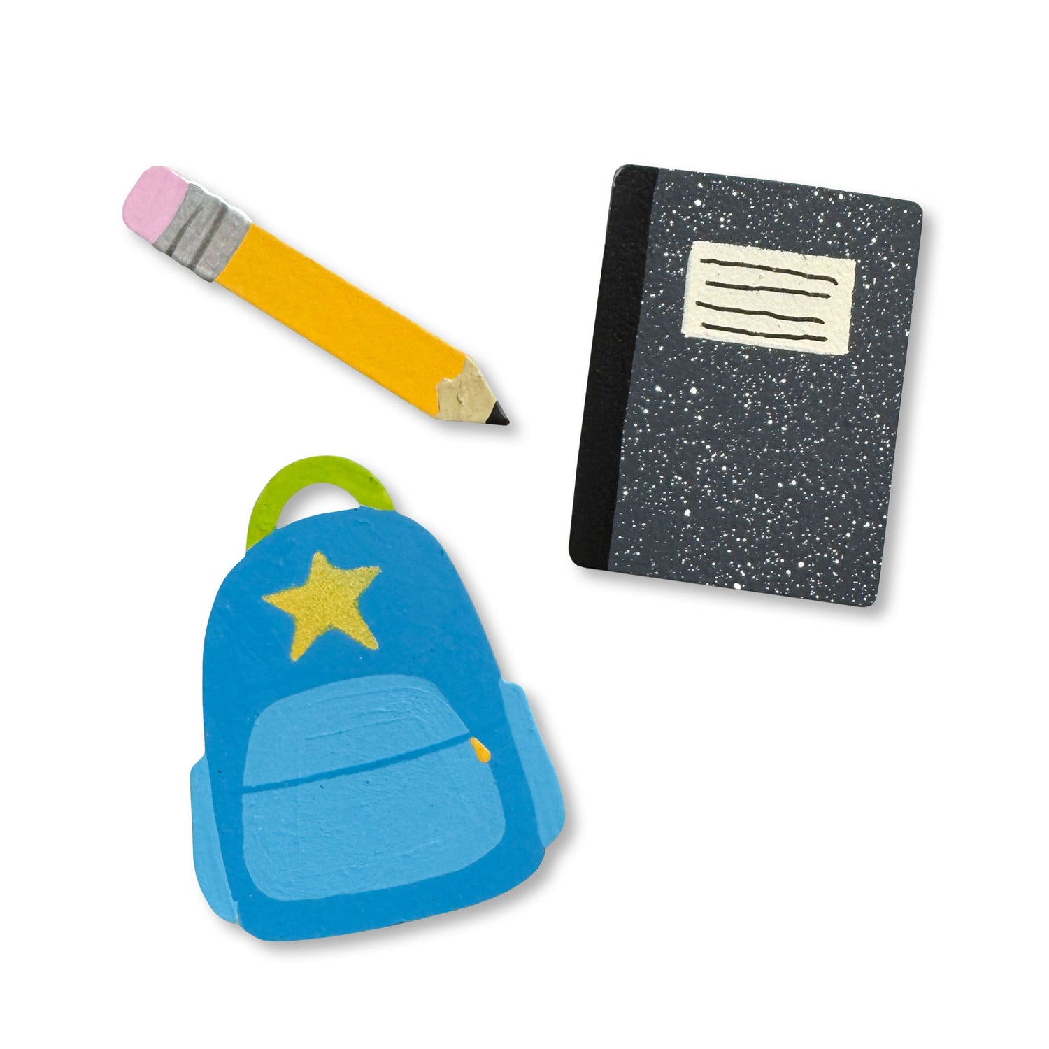 School Supply Magnets S/3