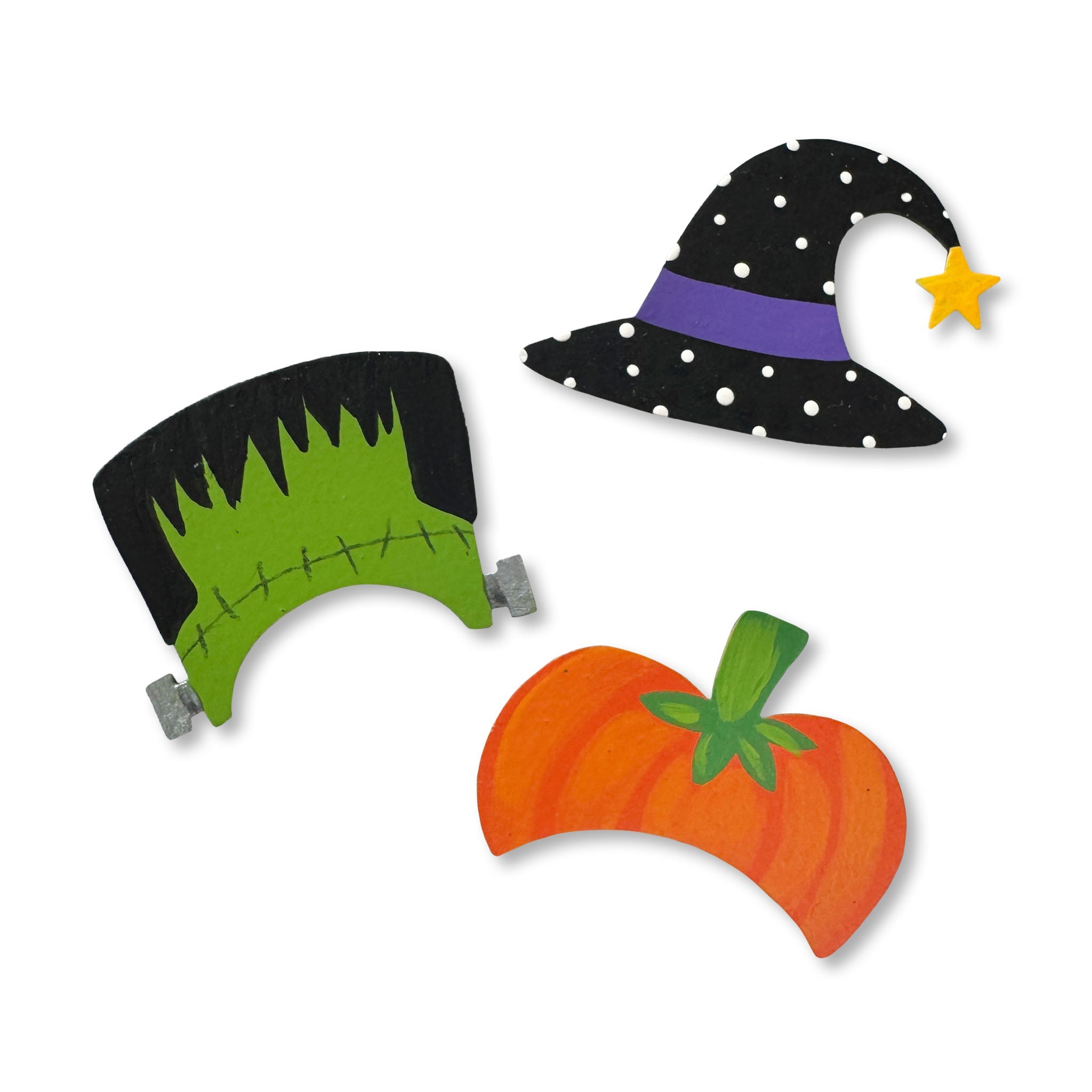 Halloween Hat Magnets S/3