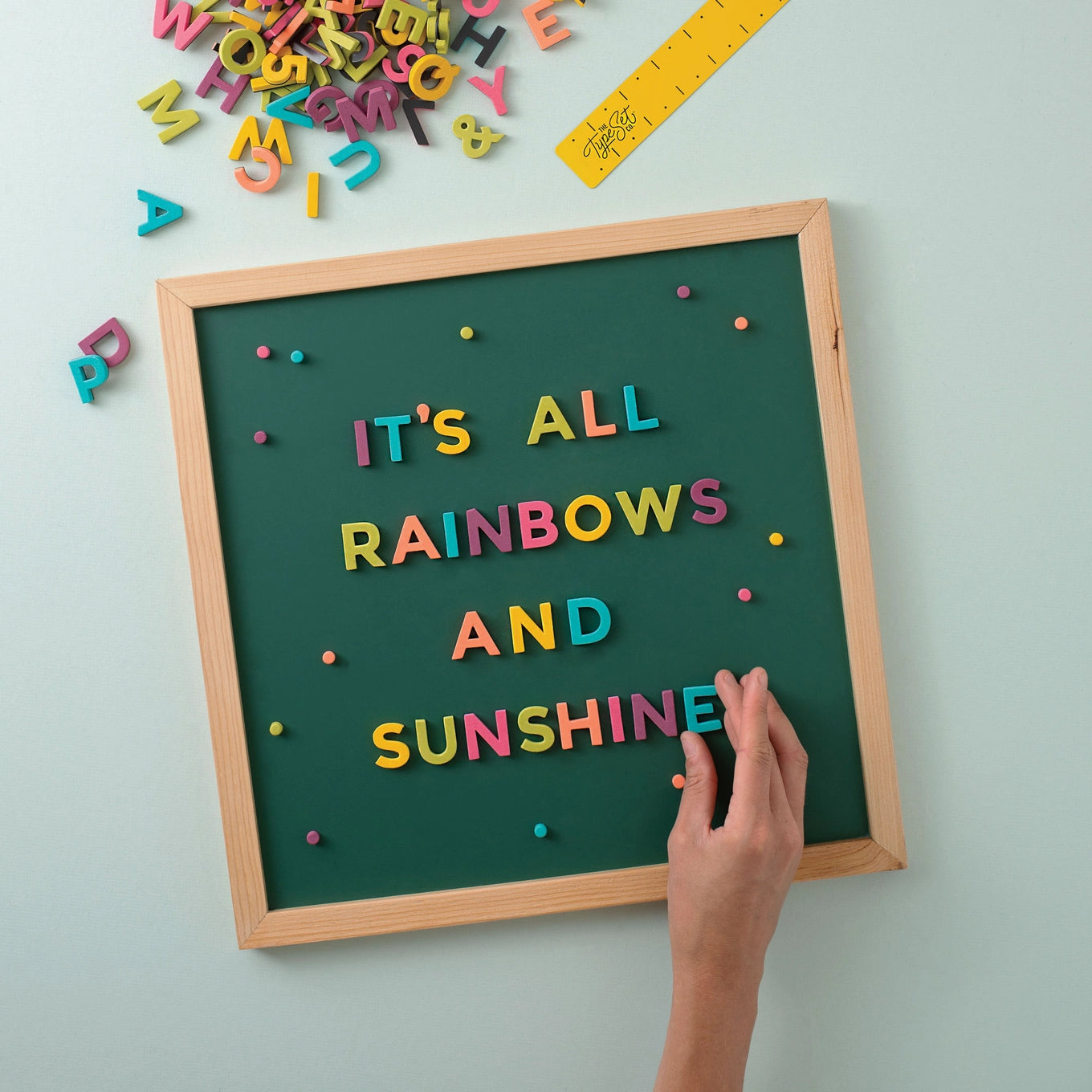 The Type Set Co.® Soft Magnetic Letters Sans Serif Very Violet