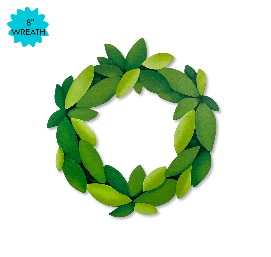 Mini Everyday Wreath Magnetic Decor - 8"