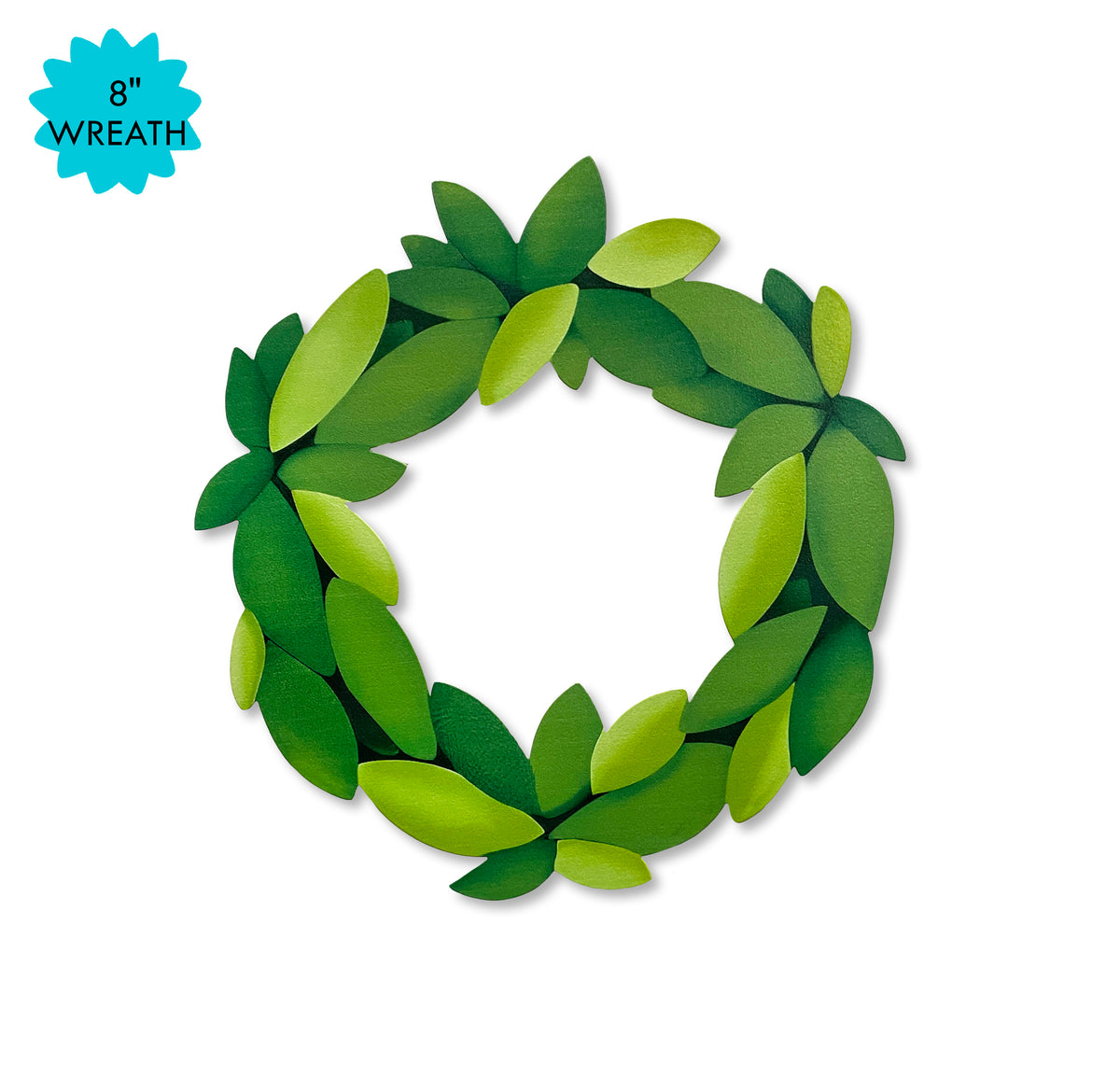 Mini Everyday Wreath Magnetic Decor - 8"