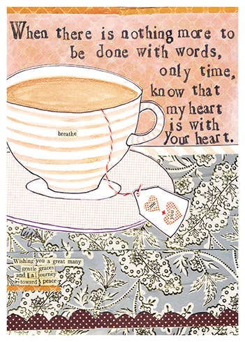 My Heart Sympathy Greeting Card