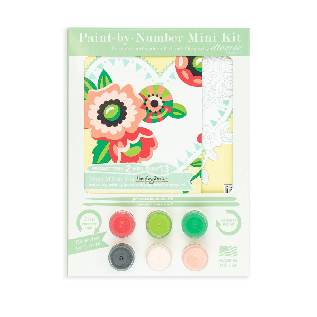 From ME to You Mary Engelbreit Mini Paint-by-Number Kit