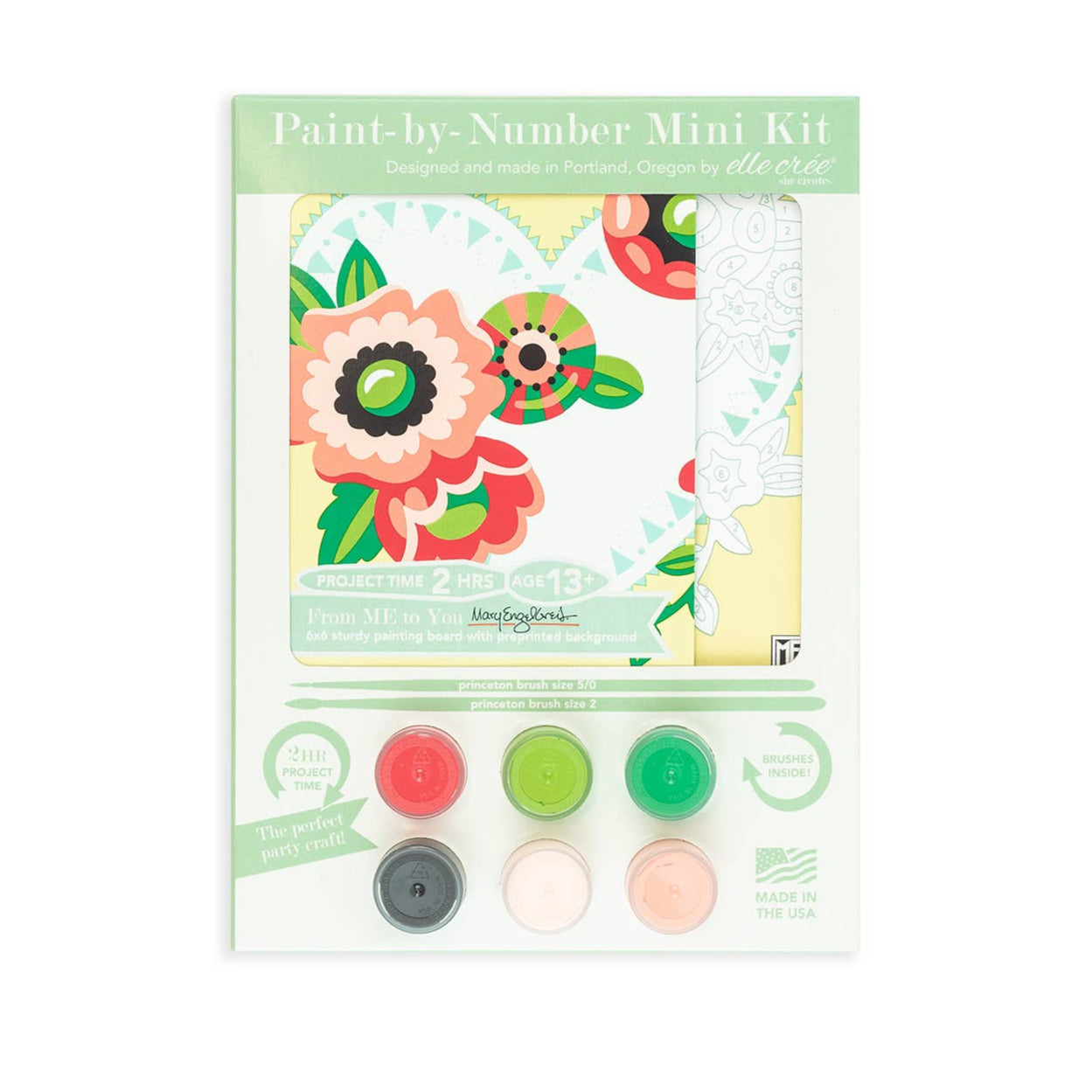 From ME to You Mary Engelbreit Mini Paint-by-Number Kit
