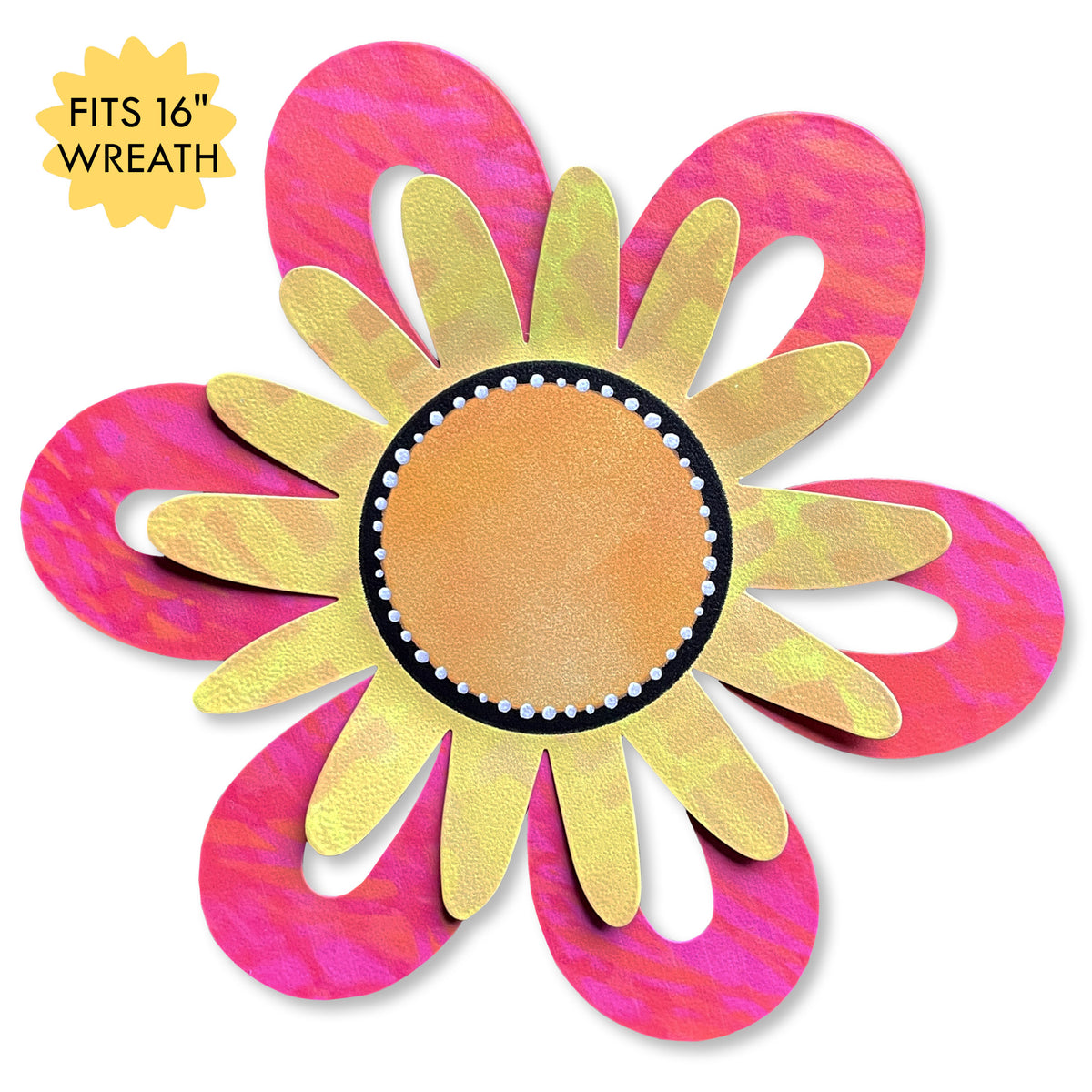 Flower Magnetic Art Pop, Dimensional Yellow w/ Loop