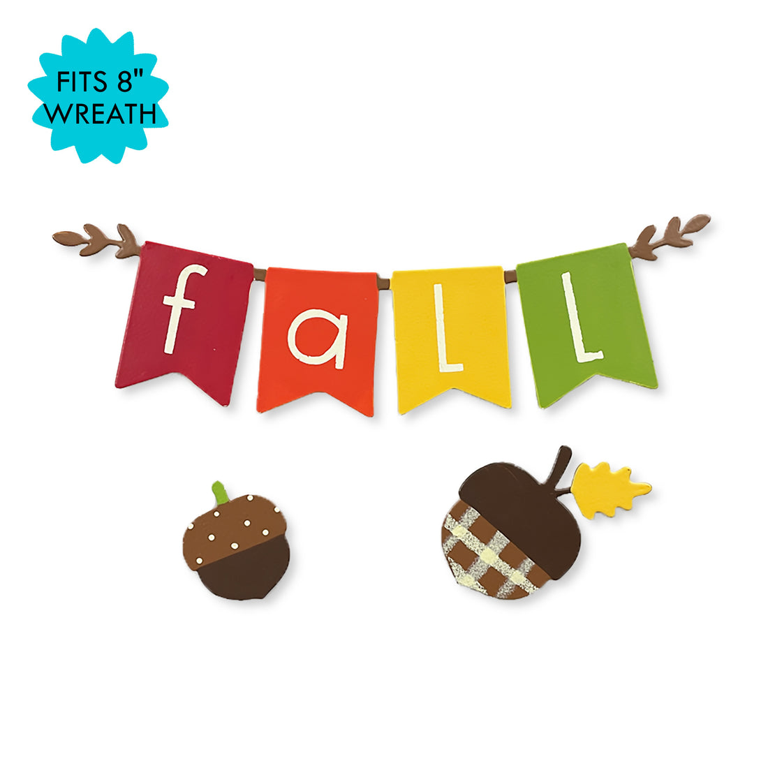 Fall Banner Magnets S/3 (6"w)
