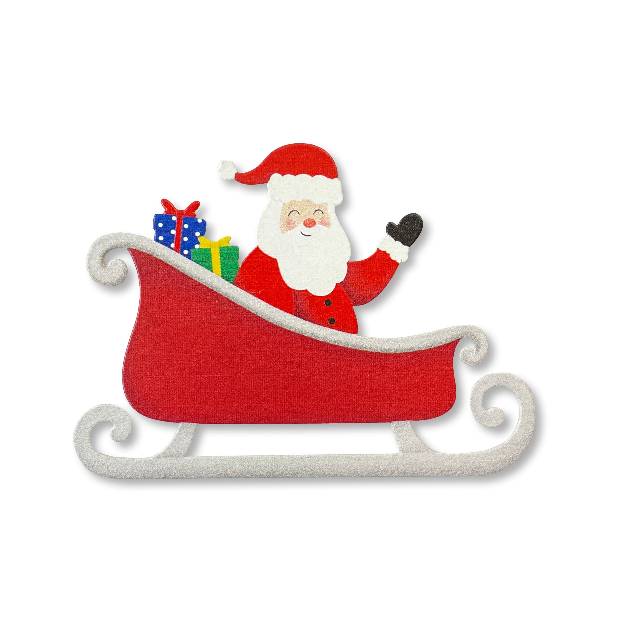 Santa in Sleigh Magnet