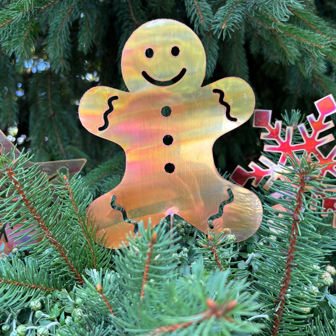 Gingerbread Copper Pot Stake