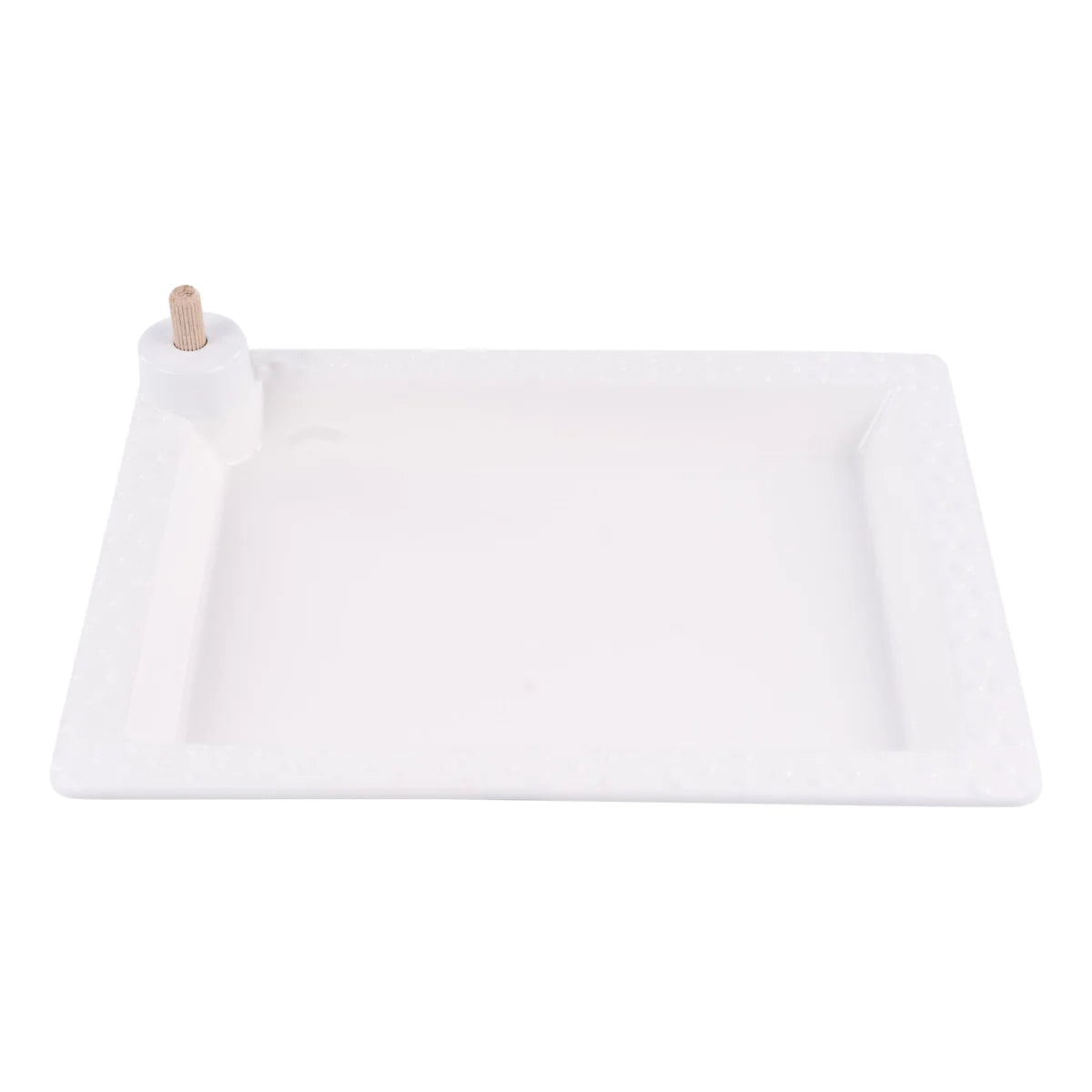 White Rectangular Platter for Glory Haus Toppers