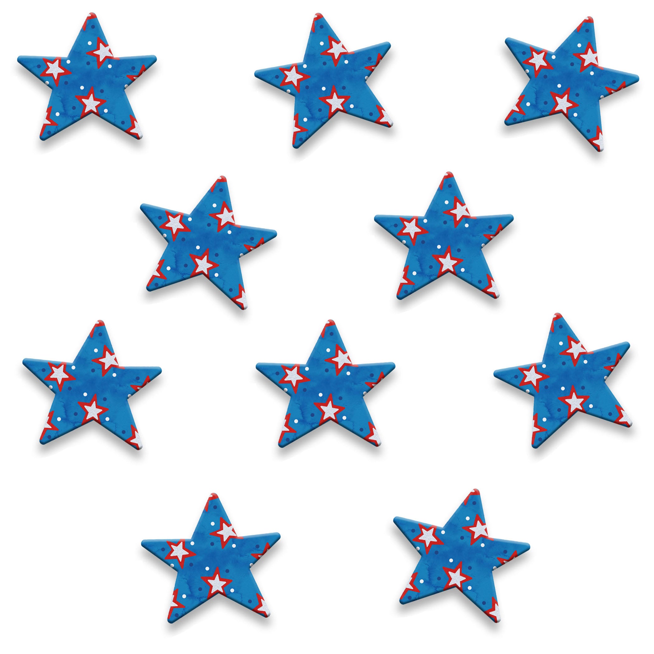 Patriotischer Sternmagnet