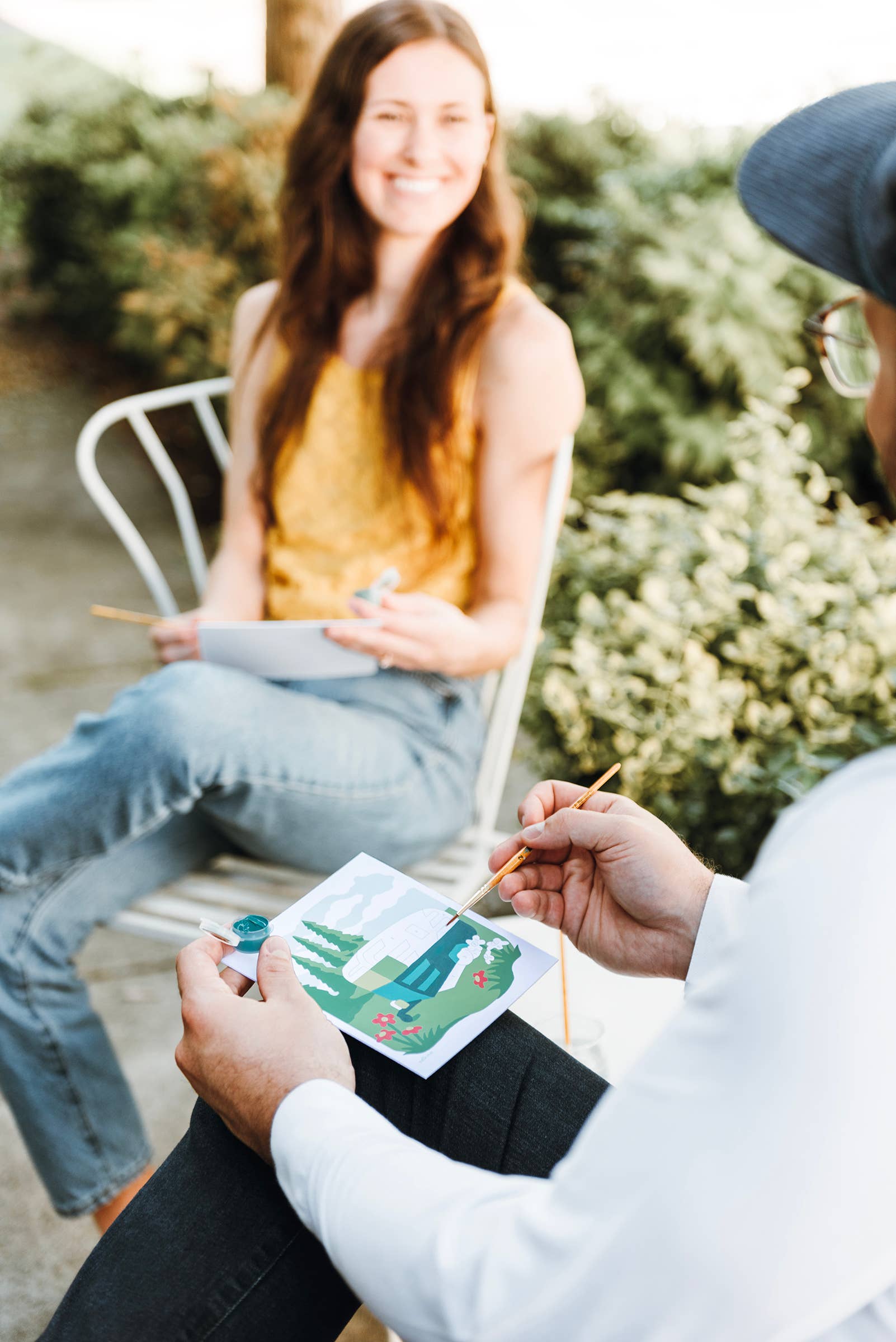 Happy Camper Mini Paint-by-Number Kit